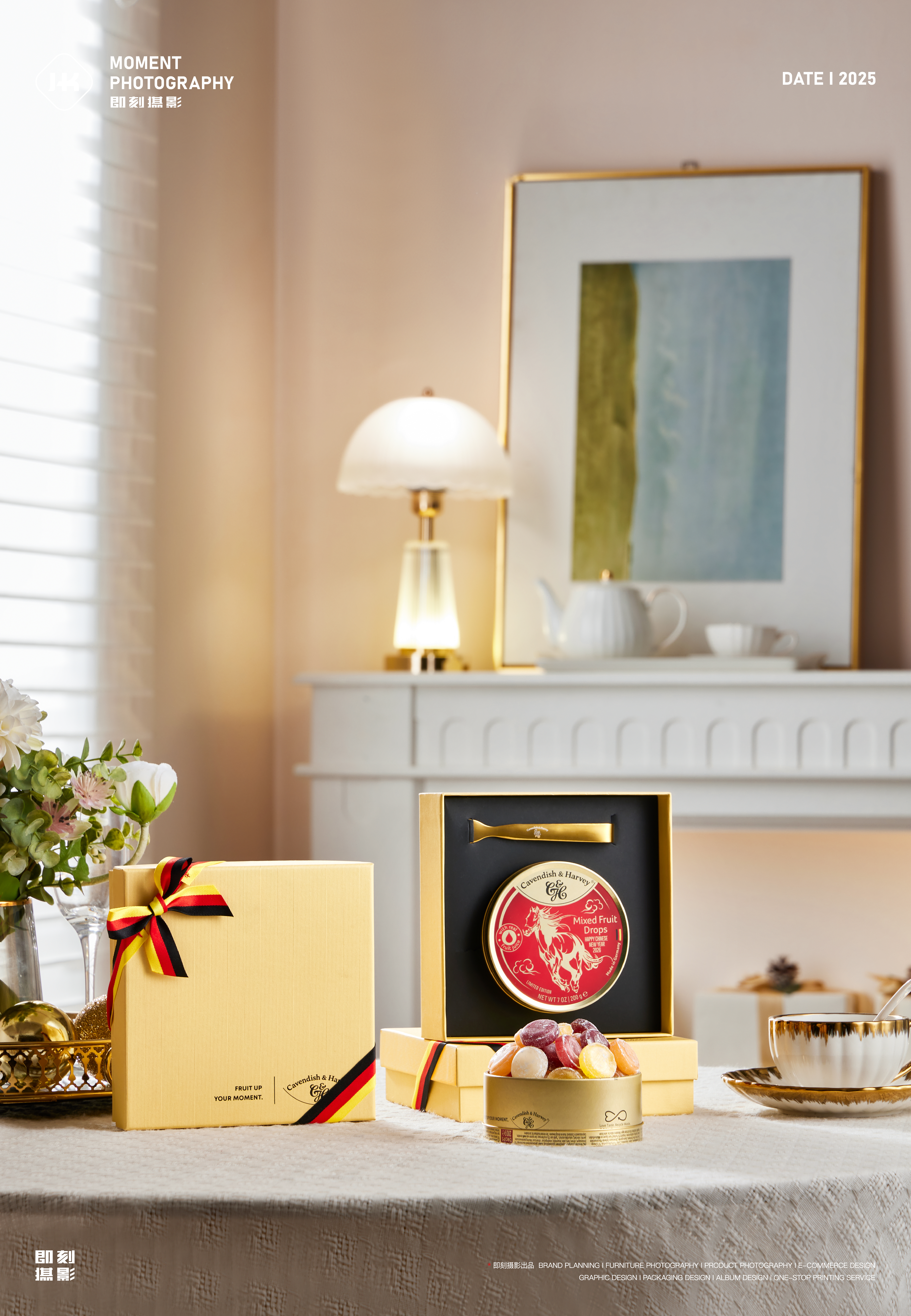 东莞深圳高端礼盒拍摄，外贸糖果礼盒产品摄影